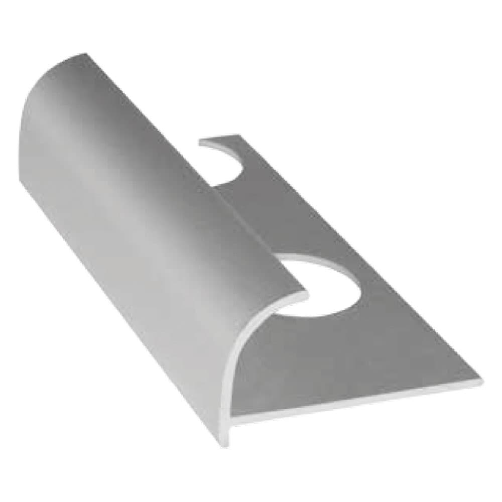 PROFILO JOLLY PER PIASTRELLE BORDI ARROTONDATI mm 8 cm 250 satinato (5 PZ)