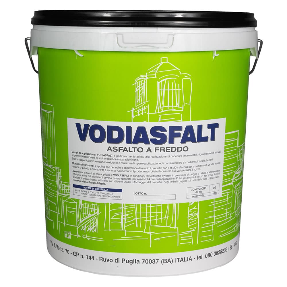 ASFALTO A FREDDO 'VODIASFALT' kg. 1 (4 PZ)