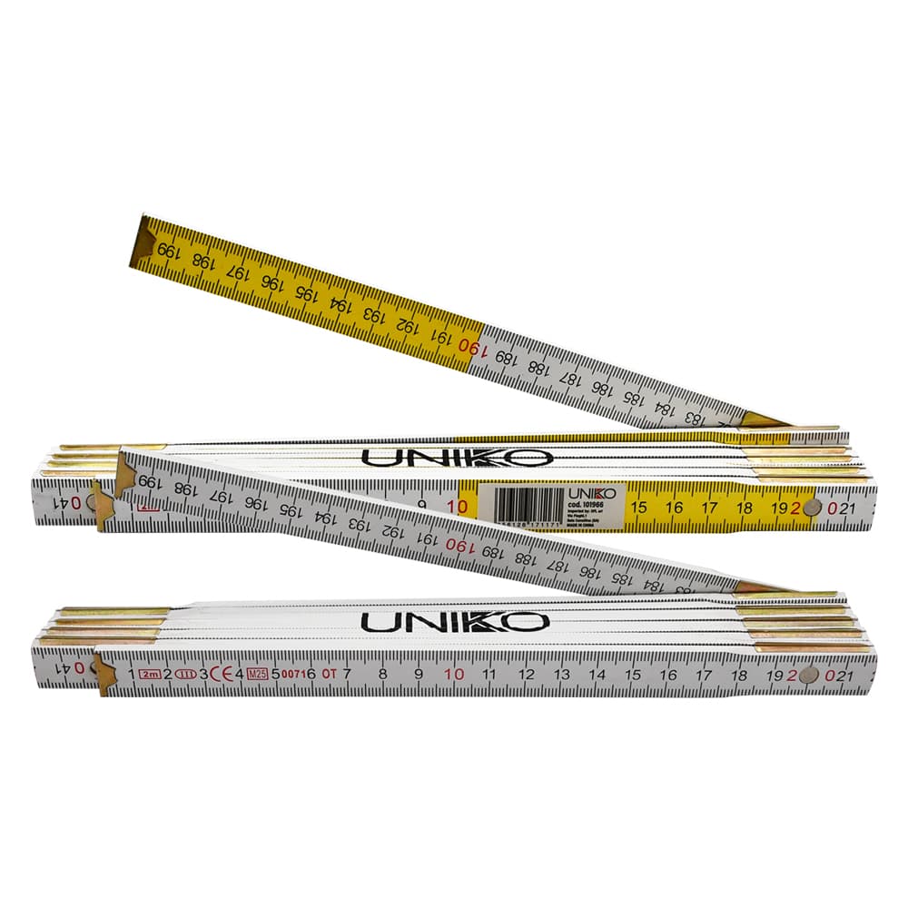 DOPPIO METRO 'UNIKO' colore bianco (10 PZ)
