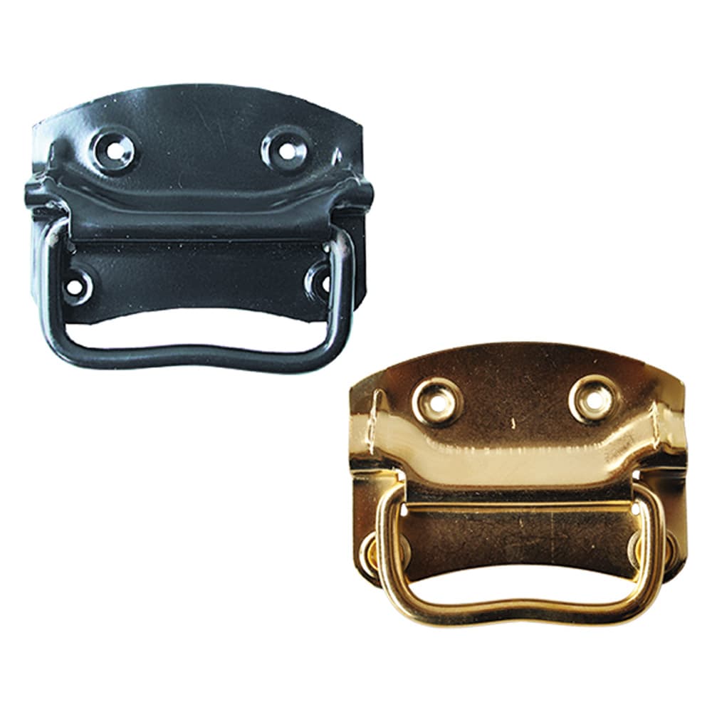 MANIGLIA AMERICANA PER BAULI mm 90 nera (12 PZ)