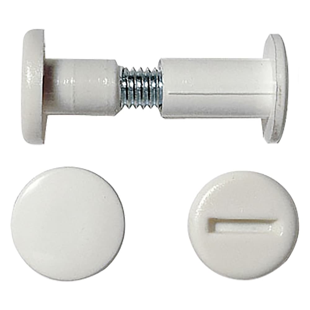 GIUNZIONE PER MOBILI mm 30÷40 - col. bianco (500 PZ)