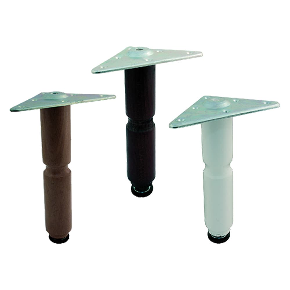 PIEDINO PER MOBILI cm 10 noce (4 PZ)