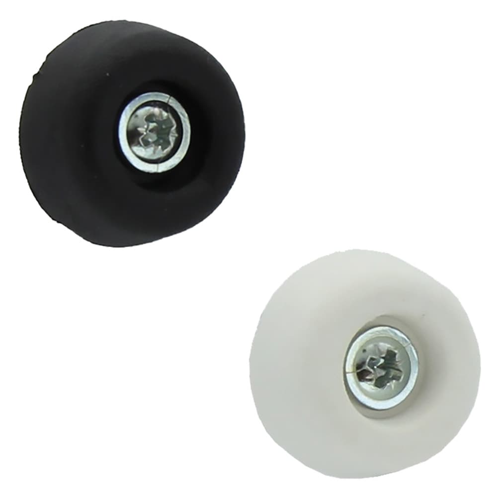 SOTTOSEDIA CONICO CON VITE mm 30 - colore nero (100 PZ)