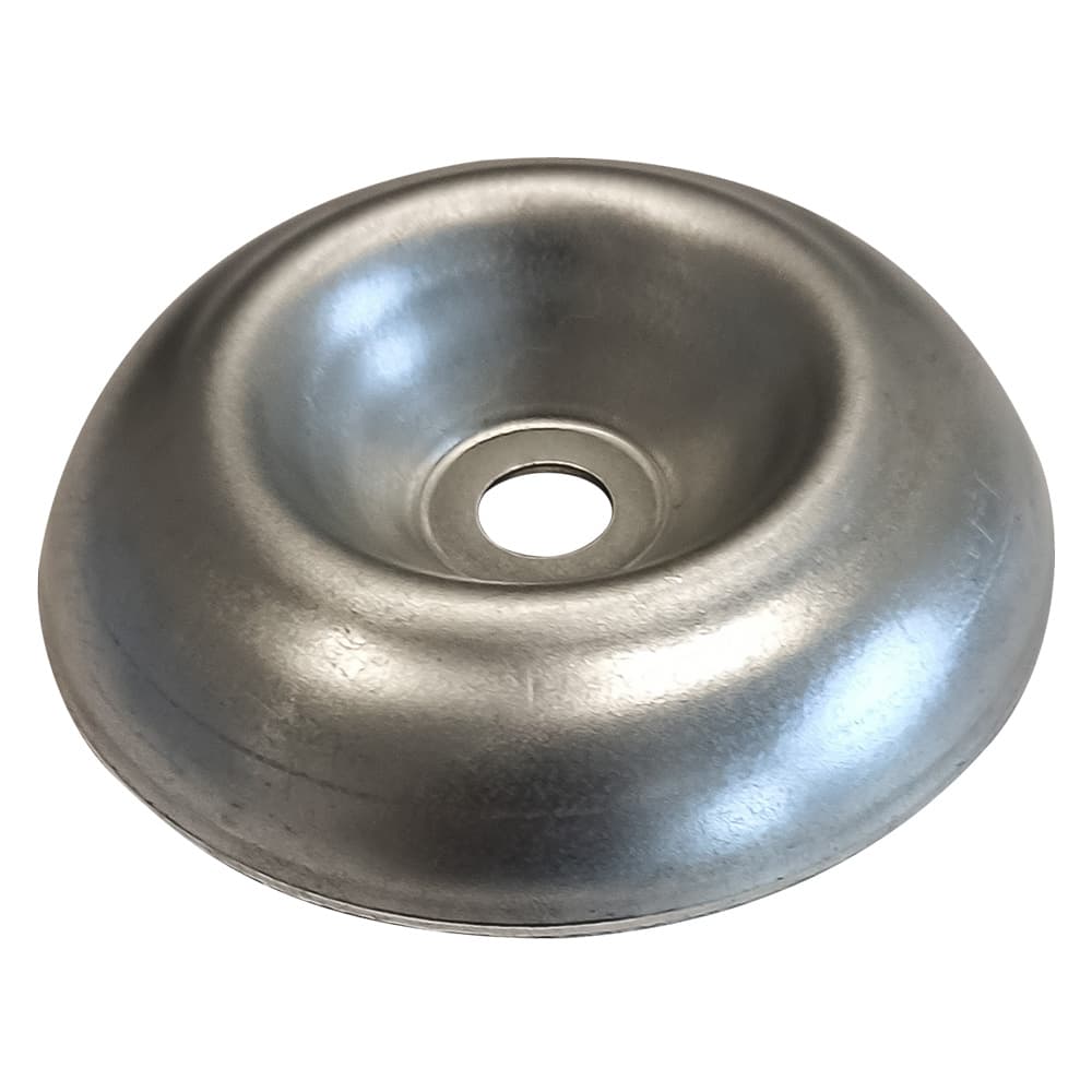 COPPA FISSA IN ACCIAIO Ø esterno mm 80 - foro mm 8,00 (5 PZ)