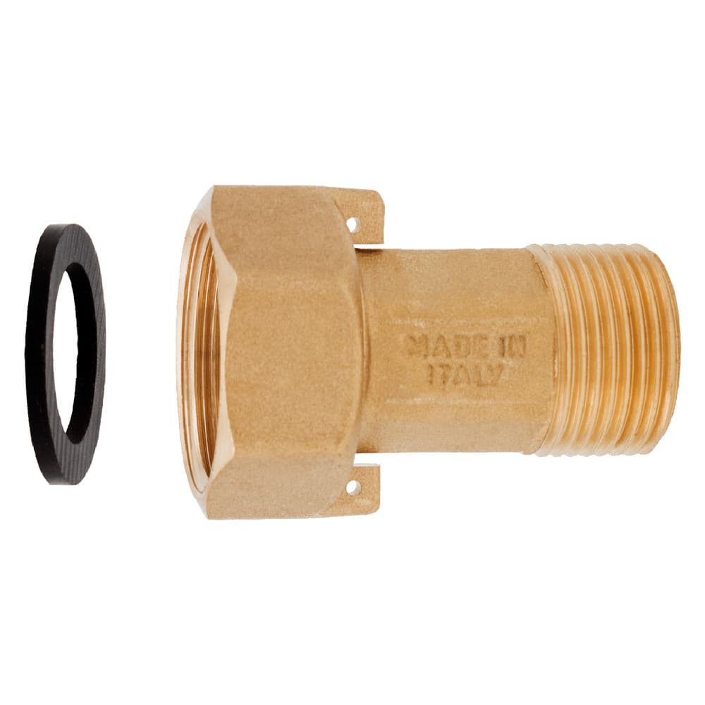 RACCORDO PER CONTATORI ACQUA 3/4 F. x 1/2 M. (2 PZ)