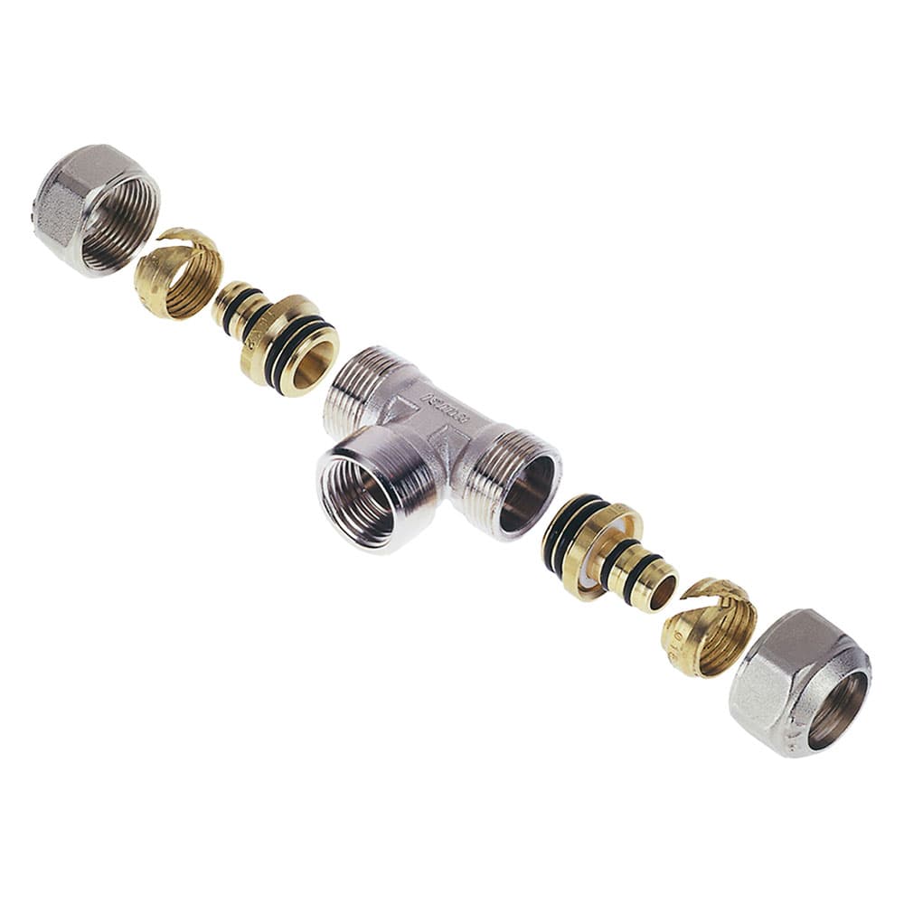 RACCORDO A STRINGERE A 'T' FEMMINA 'ART. 538 / 548' 'art.538' - 16 x 1/2 x 16