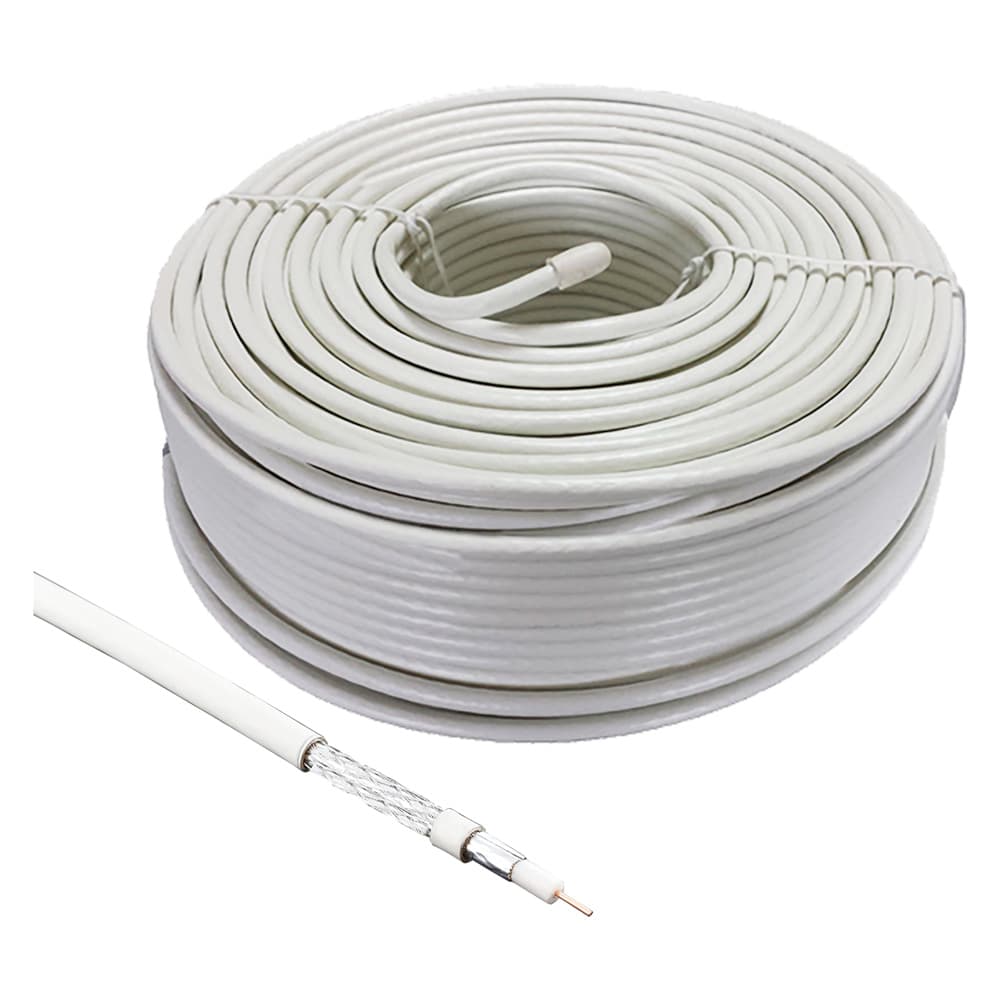 CAVO COASSIALE TV/SAT Ø 5 mm ± 0,8 mm x 10 metri