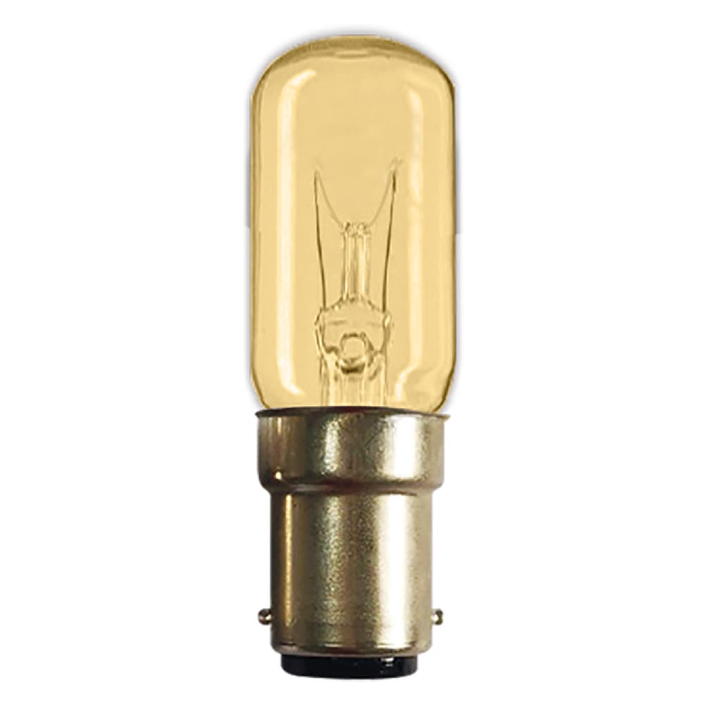 LAMPADINA AD INCANDESCENZA 'TUBOLARE' 15W B15D - mm 17 x 57 (10 PZ)