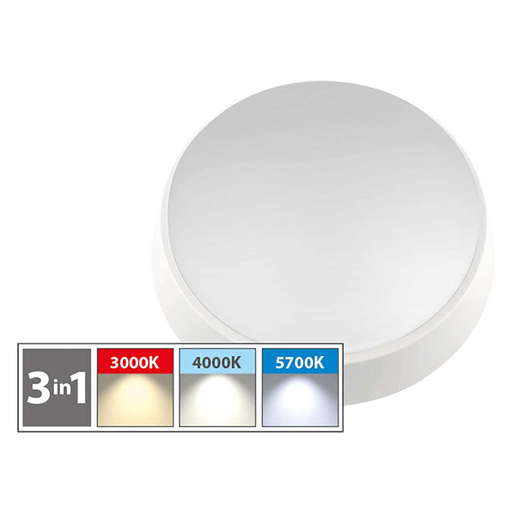 PLAFONIERA LED TONDA 'BT' 12W - 1100 lumen