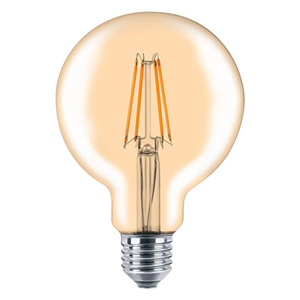 LAMPADA LED A FILAMENTO VINTAGE 'GLOBO' CALDA 2700K 8W=69W E27 - lm 950