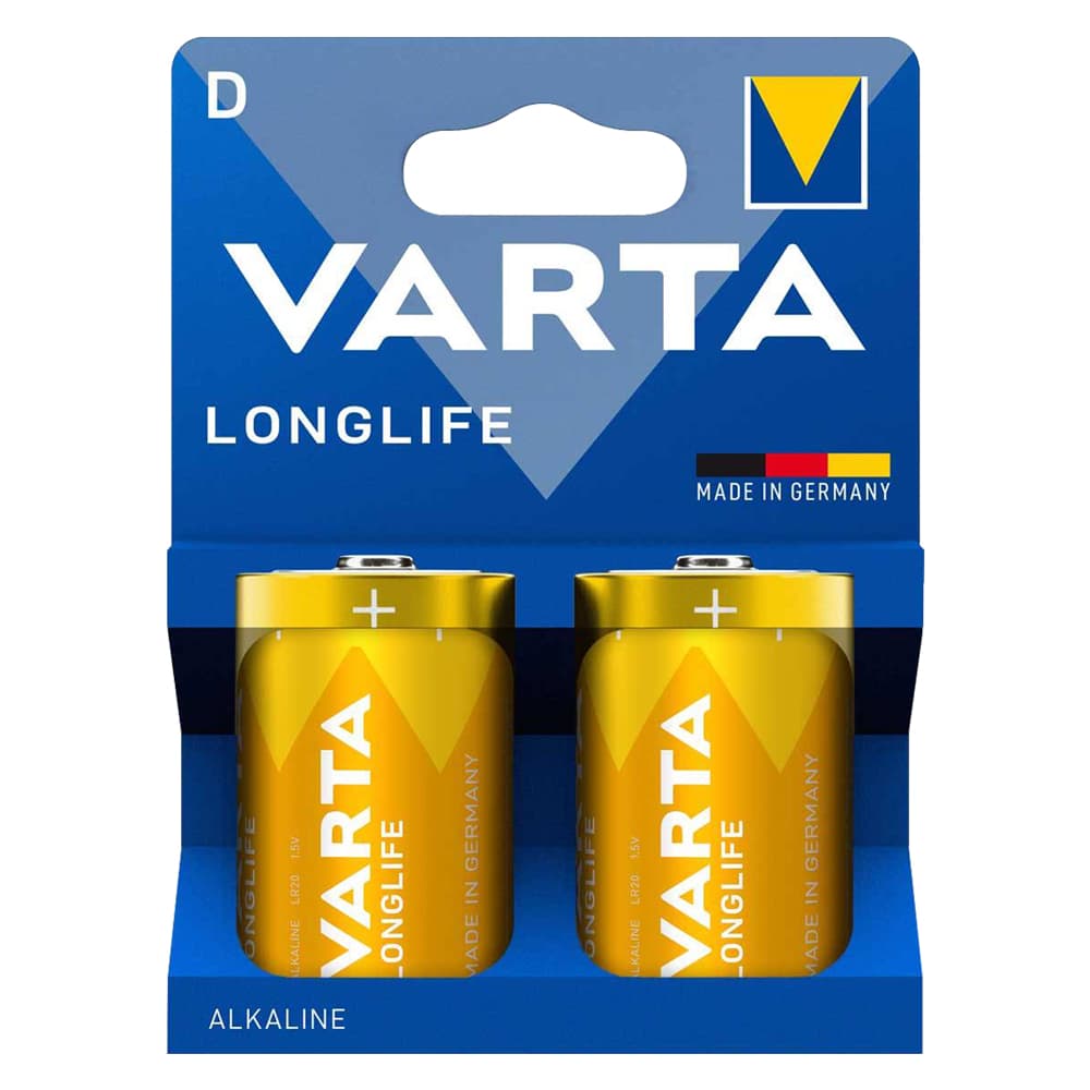 PILA TORCIA LONGLIFE 'LR20' Pz 2 - 1,5 V - D (6 CF)
