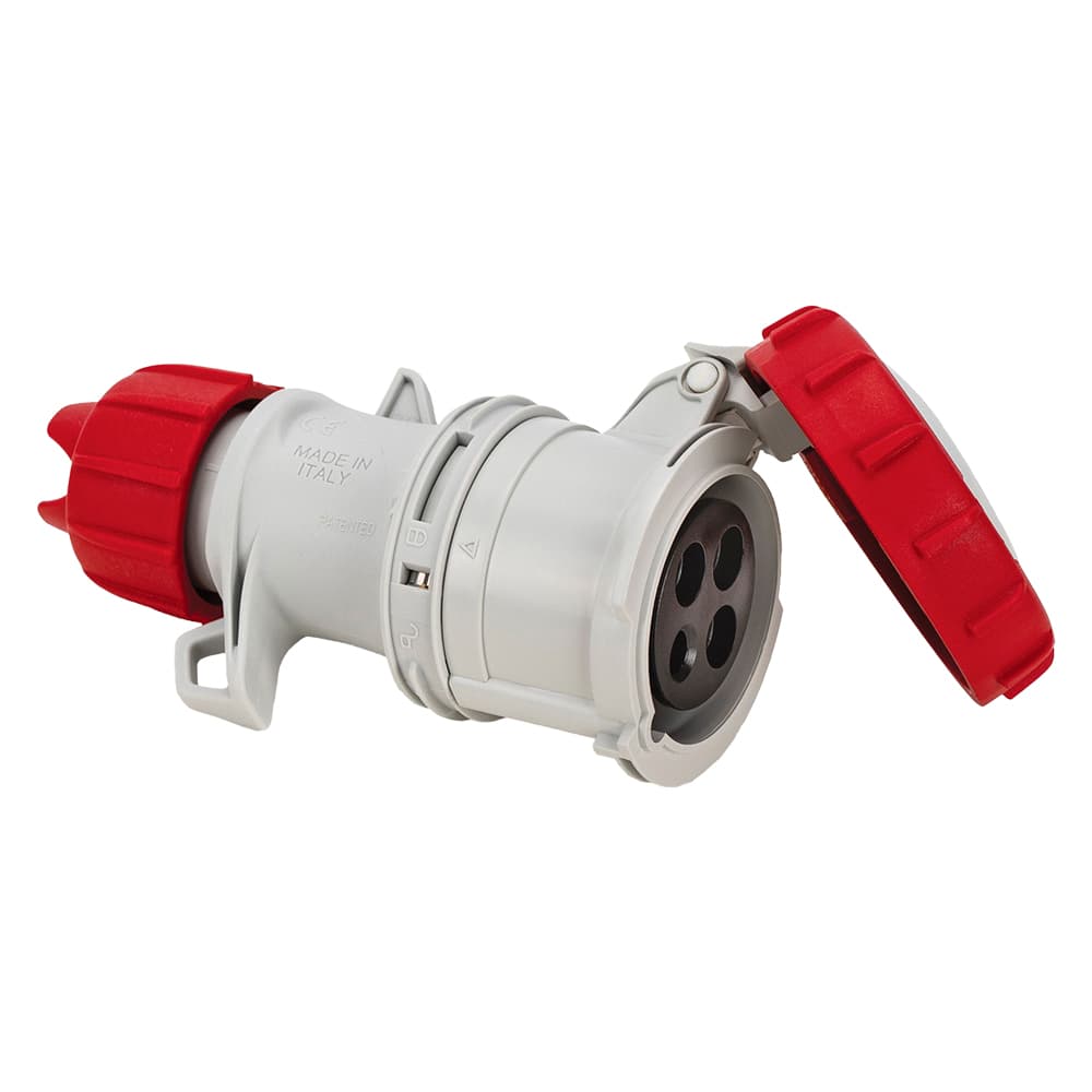 PRESA VOLANTE INDUSTRIALE A VITE 71144V - cablaggio a vite