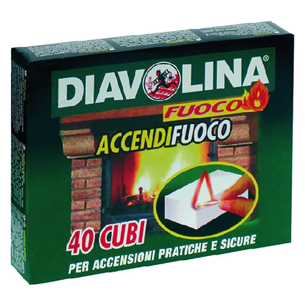 DIAVOLINA 'ACCENDIFUOCO' 40 cubi - art. 15300 (24 CF)