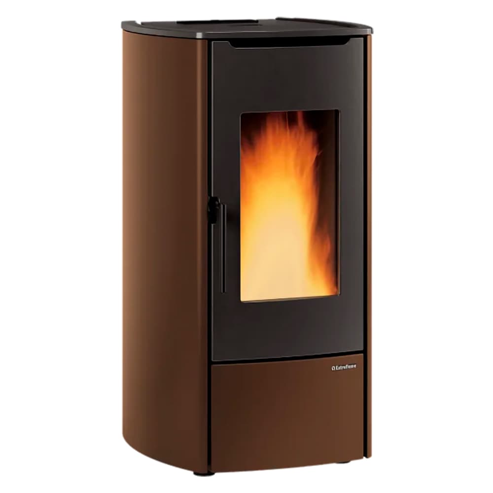 TERMOSTUFA A PELLET 'MARINA HIDRO H11' 14,8 kW - colore bronzo