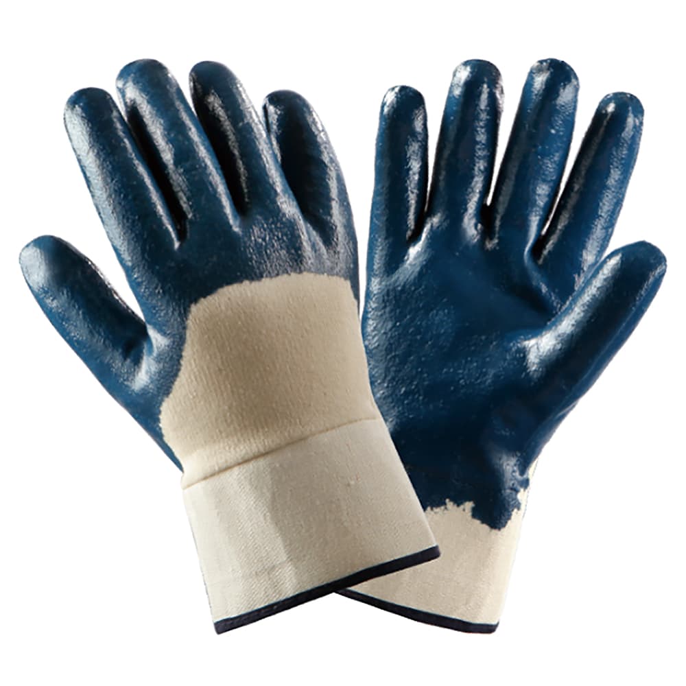 GUANTI NBR MANICHETTA IN TELA Tg.10 (XL) (12 CP)