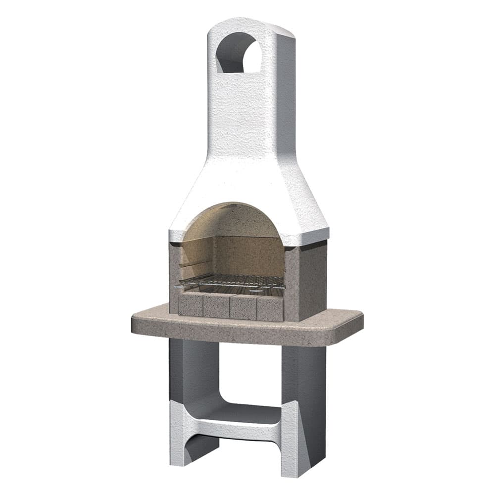 BARBECUE MURATURA 'LUCERNA' 88 x 58 x H 179,1 cm
