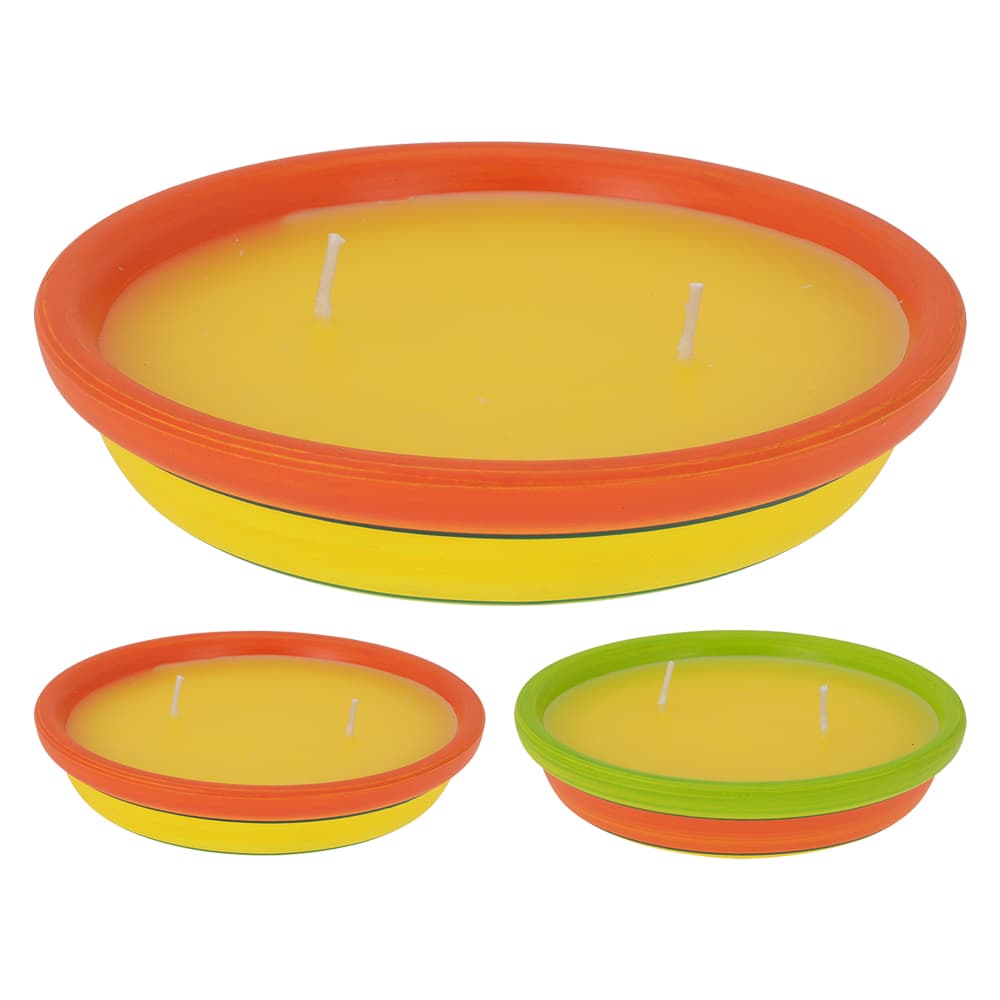 CANDELA ALLA CITRONELLA cm 11,5 x 3,2 (12 PZ)