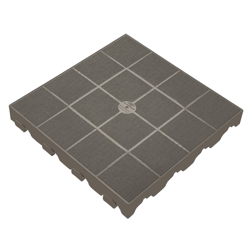PIASTRELLA PER GIARDINO 'COMBI' cm 40 x 40 (39 x 39 netta) x h 4,8