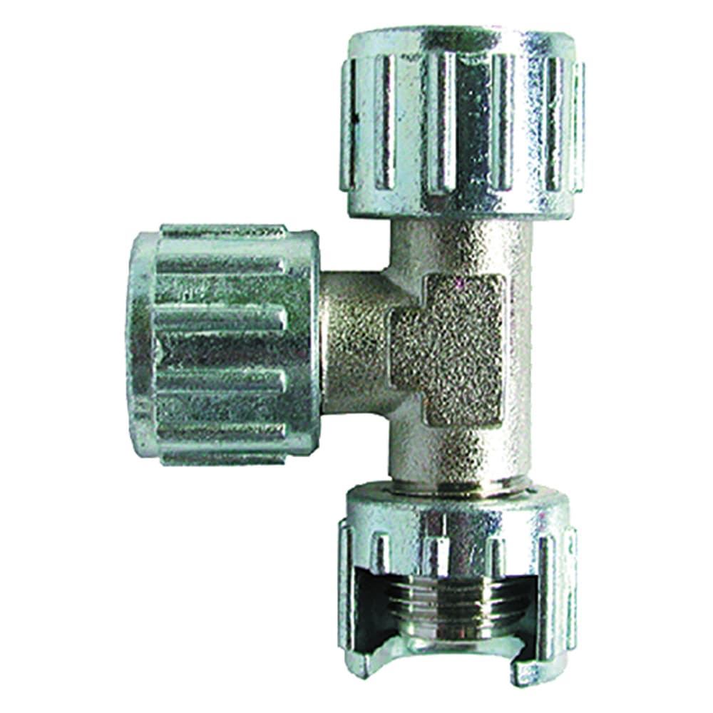 RACCORDO DI GIUNZIONE CON TRE DADI FRESATI '12/B' 1/4 (10 PZ)