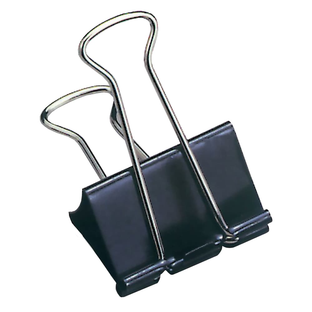 MOLLA FERMACARTE 'DOUBLE CLIP' mm 19 - pezzi 12 (12 BL)