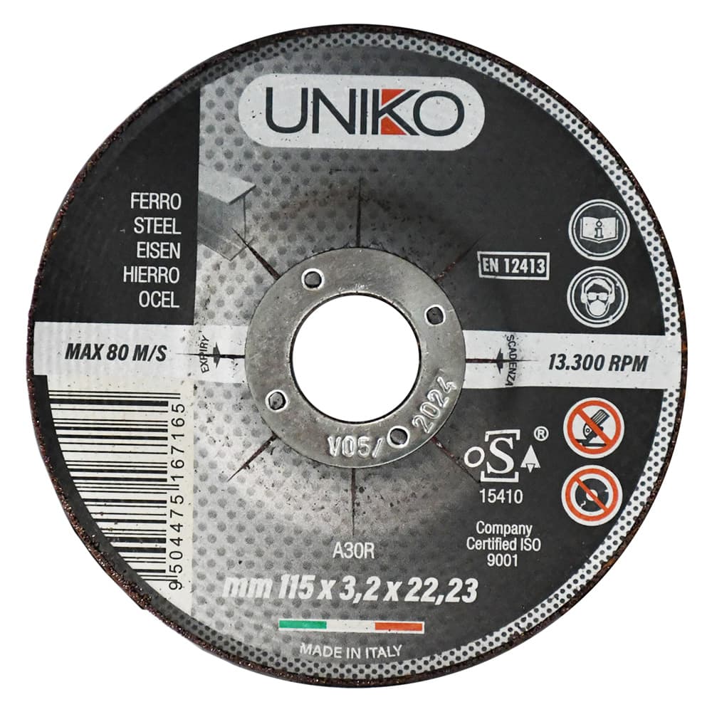 MOLA ABRASIVA PER FERRO ø 230 x 3,2 (50 PZ)